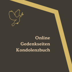 Gedenkseiten - Das digitale Kondolenzbuch für Bestatter